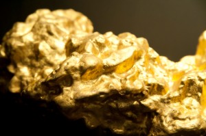 Detail of a golden Nugget
