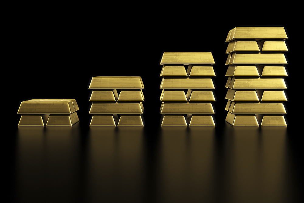 Stacked Gold bars