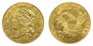 1822 Half Eagle Capped Bust Gold