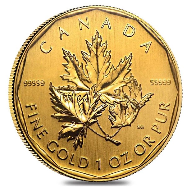 2007 Gold Canadian Maple Leaf